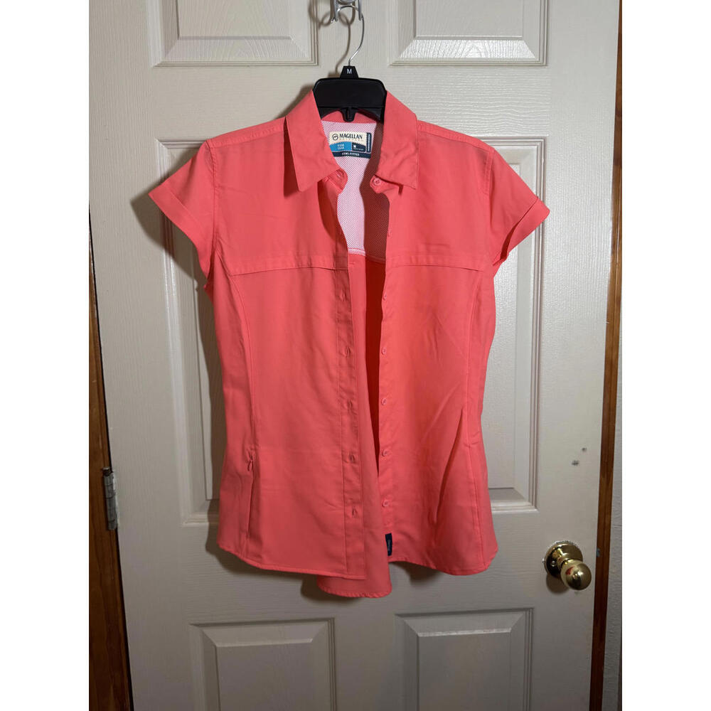 Magellan Outdoors Coral Pink Fishing Shirt - Medium